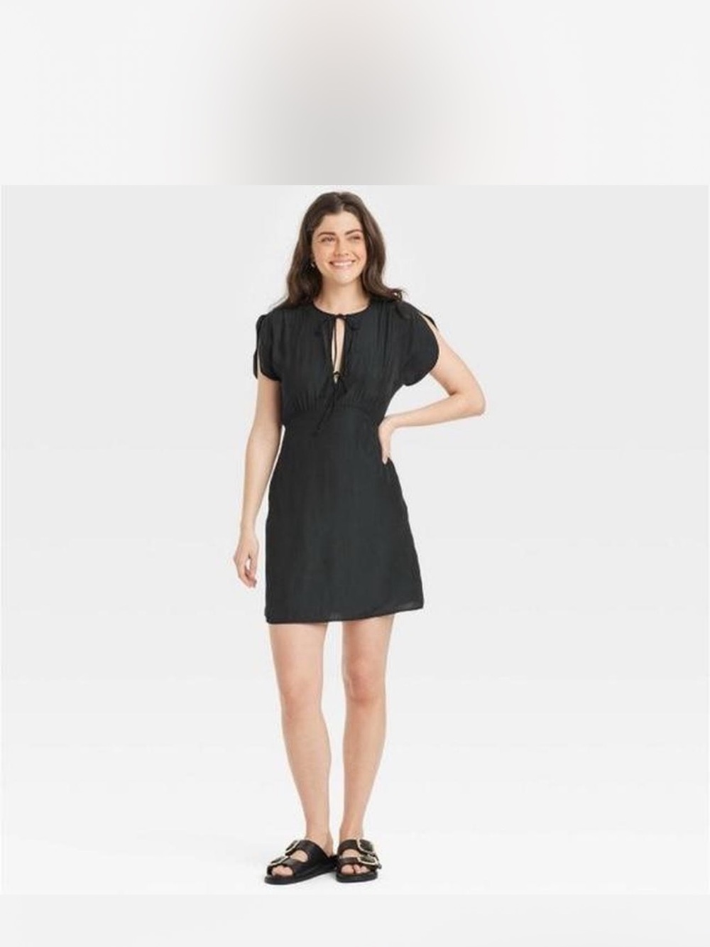 Universal Thread Medium Short Tie-Neck Mini Dress- NWT